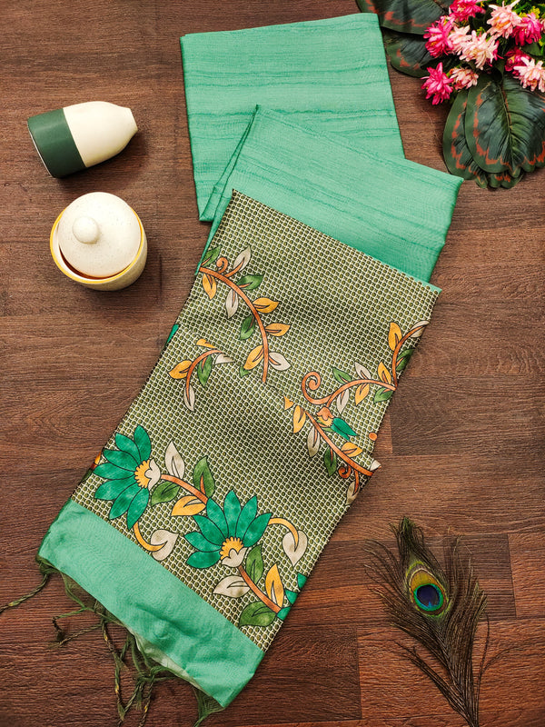 Tussar Silk Madhubani 111 - PISTA