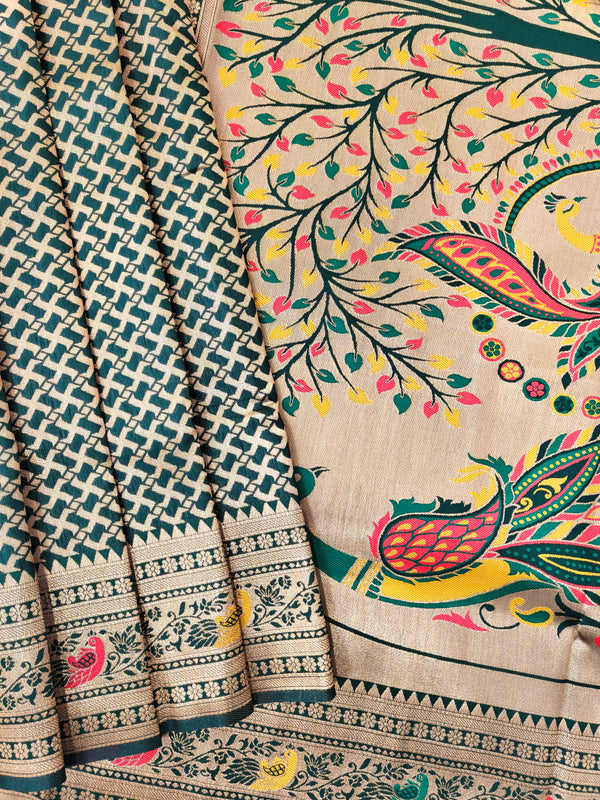 BANARASI PAITHANI 102 - BT GREEN